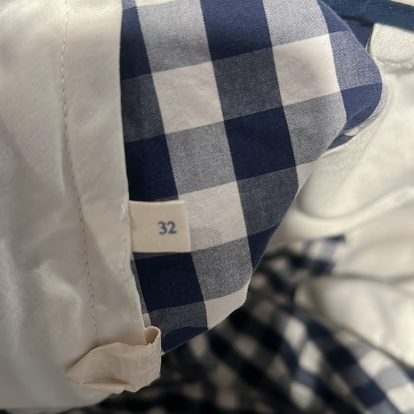 J. Crew Men’s Blue Gingham Shorts - 32 - Picture 5 of 6